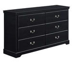 Seabright 4-Pc Black Wood Queen Bedroom Set