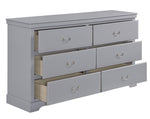 Seabright 4-Pc Gray Wood Queen Bedroom Set