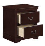 Seabright Cherry Wood 2-Drawer Nightstand