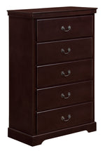 Seabright Cherry Wood 5-Drawer Chest