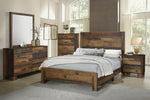 Sidney Rustic Pine Wood 6-Drawer Dresser