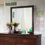 Alisdair Dark Brown Wood Dresser Mirror