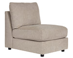 Kellway 3-Pc Bisque Fabric Modular Sofa