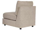 Kellway 3-Pc Bisque Fabric Modular Sofa