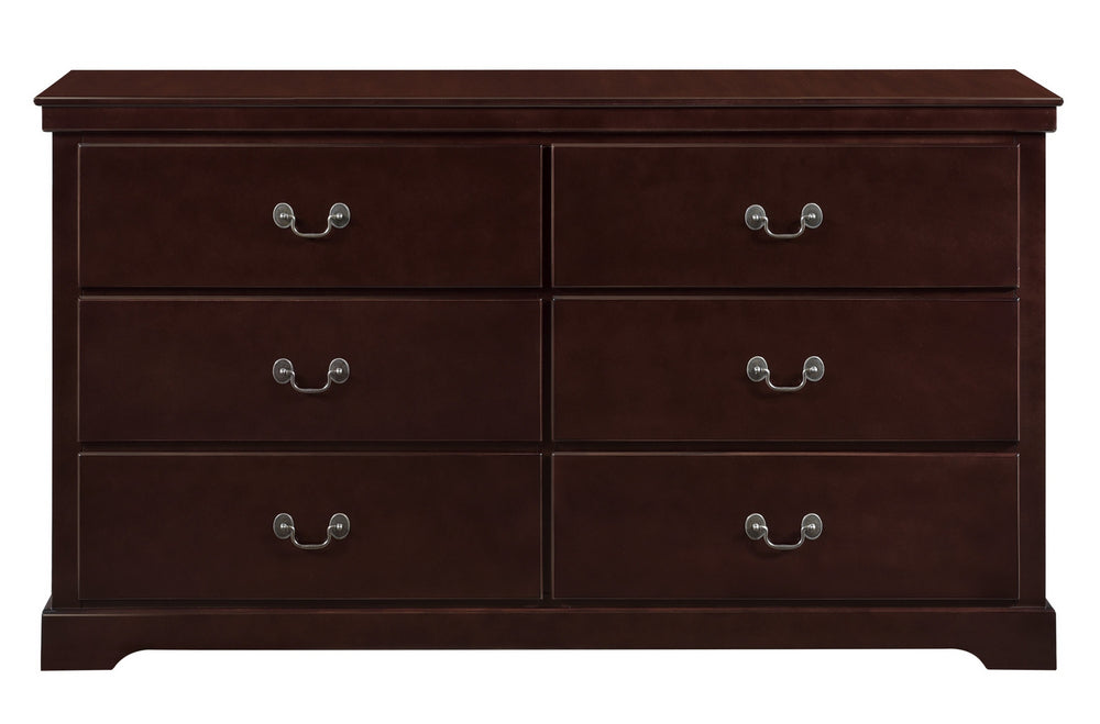 Seabright Cherry Wood 6-Drawer Dresser