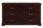 Seabright Cherry Wood 6-Drawer Dresser