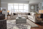 Kellway 6-Pc Bisque Fabric Sectional Sofa