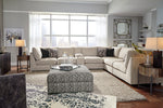 Kellway 7-Pc Bisque Fabric Sectional Sofa with Console