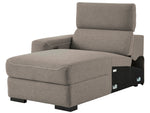 Mabton 3-Pc LAF Power Recliner Sectional