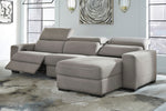 Mabton 3-Pc RAF Power Recliner Sectional