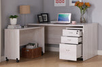 Simonetta White Oak Wood Desk