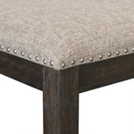 Southlake Brown Fabric/Wood Dining Bench