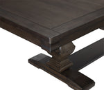 Southlake Wire Brushed Rustic Brown Wood Dining Table