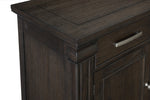 Southlake Wire Brushed Rustic Brown Wood Server