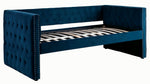 Susanna Navy Flannelette Twin Daybed w/Trundle