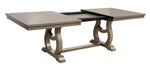 Vermillion Oak Wood Extendable Dining Table