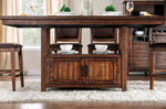 Wichita Light Walnut Wood Counter Height Table