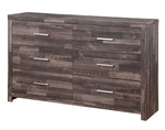 Juniper Dark Oak Plank Pattern Wood Dresser