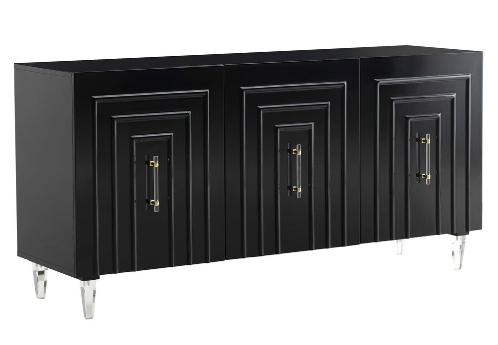 Famke Black Wood Lacquer Buffet