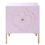 Anna Pink Wood Lacquer Side Table