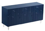 Deco Blue Wood Lacquer Buffet