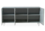 Deco Grey Wood Lacquer Buffet