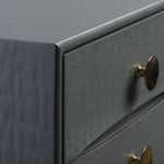 Divine Grey Wood 2-Drawer Nightstand