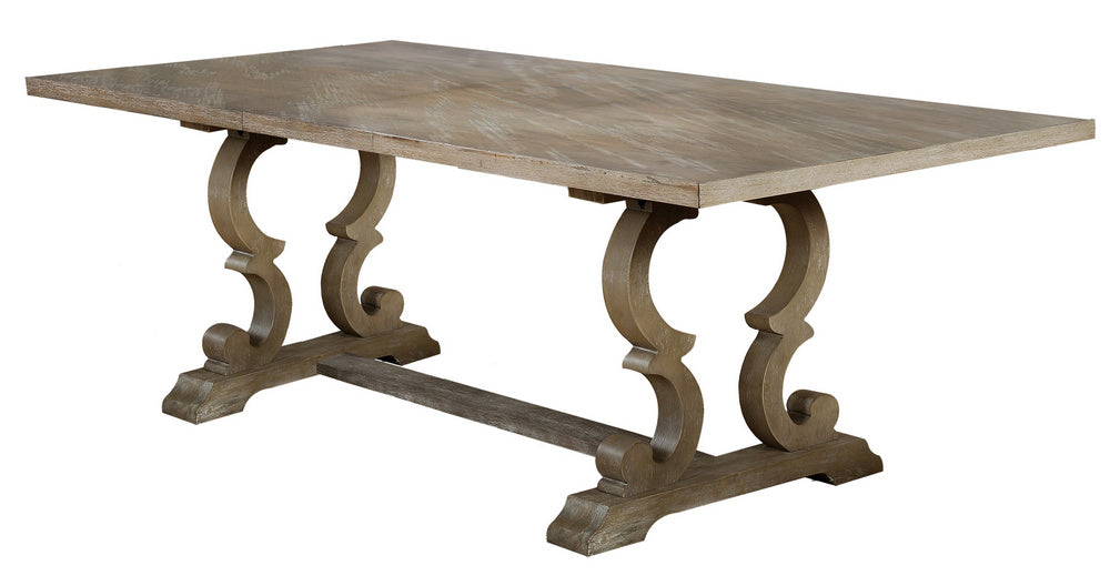 Brenda Rustic Natural Wood Dining Table