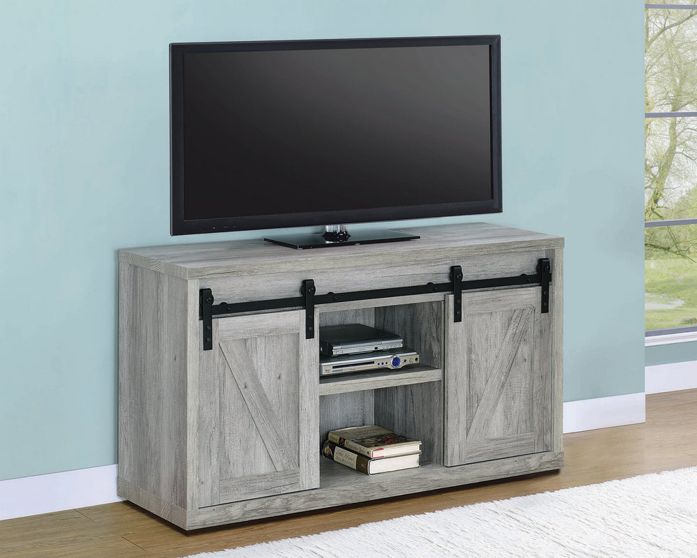 Willa Grey Driftwood Wood 48" TV Console