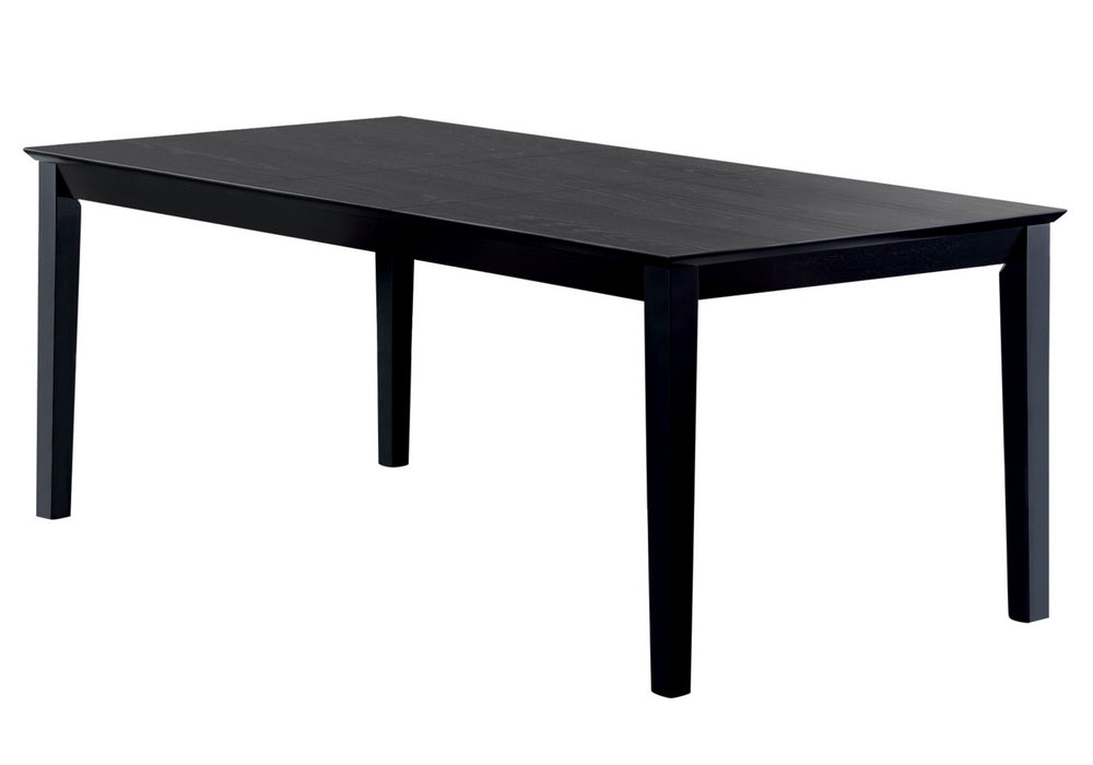 Louise Black Wood Extendable Dining Table