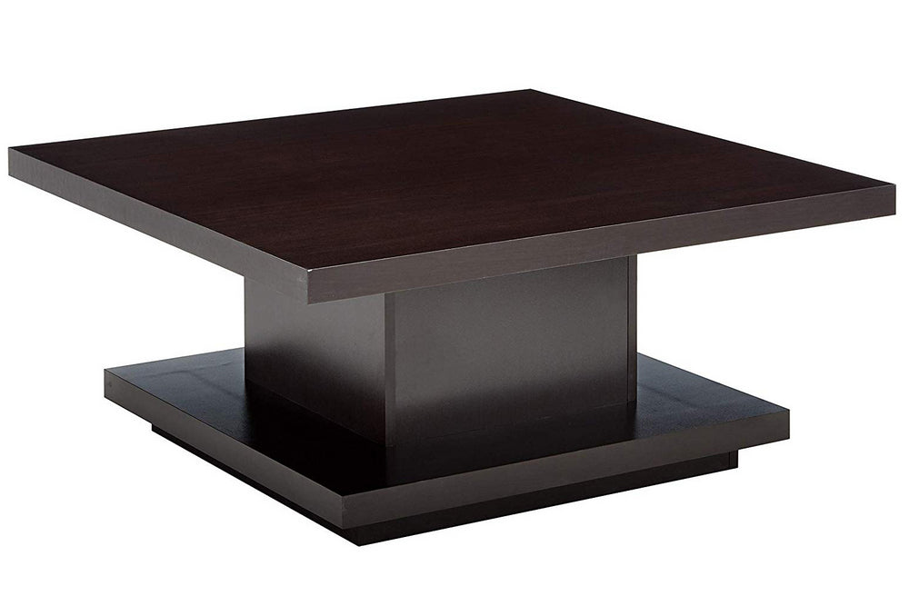 Fulvia Cappuccino Wood Square Coffee Table