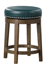 Westby 2 Green Bi-Cast Vinyl/Wood Counter Height Stools