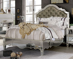 Eliora Silver Mirrored Queen Bed