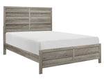 Mandan Gray Wood Queen Bed