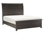 Hebron Dark Cherry Wood Cal King Bed