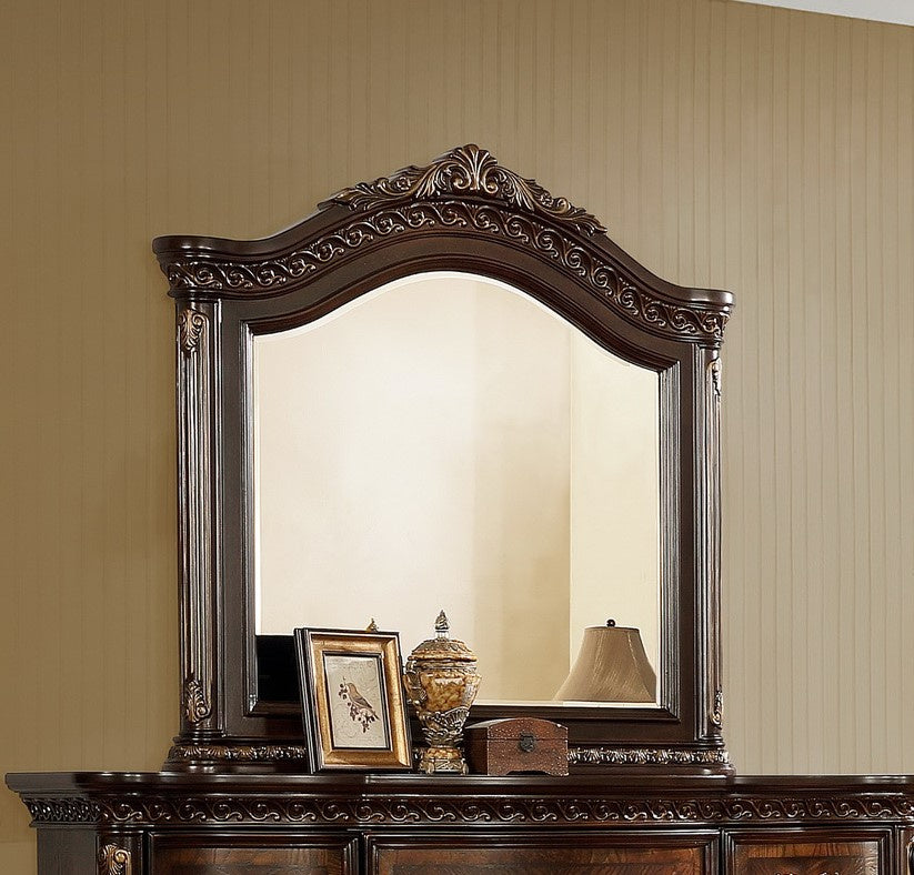 Cinzia Rich Cherry Wood Frame Mirror