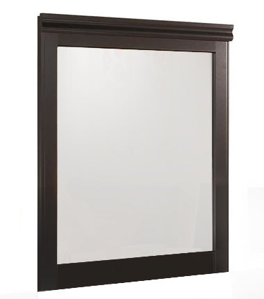 Huey Vineyard Black Wood Dresser Mirror