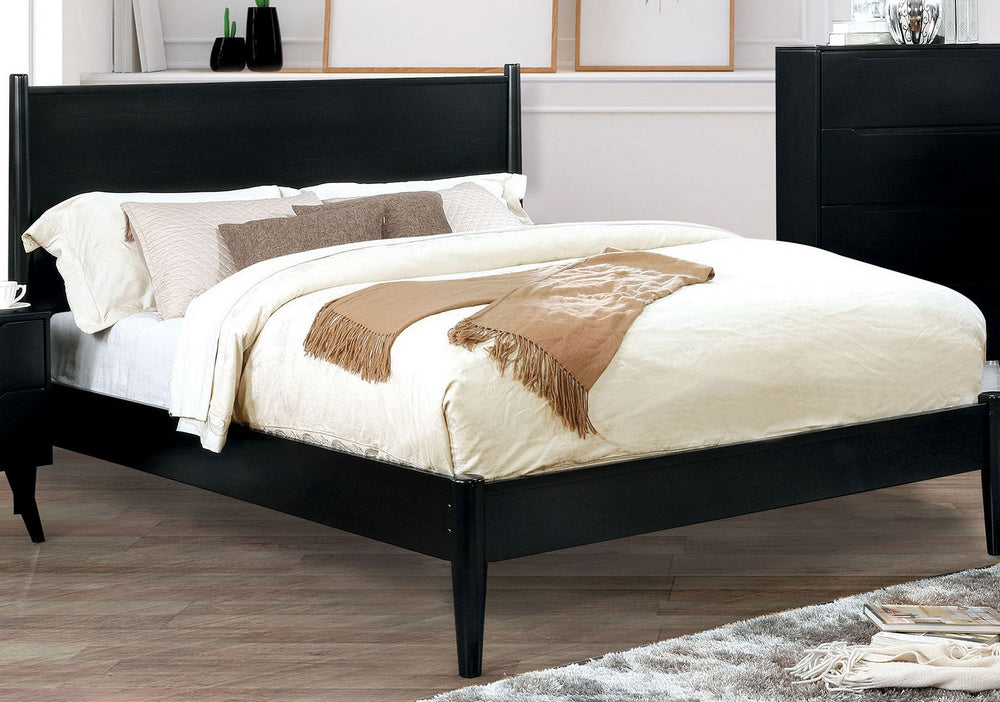 Lennart II Black Wood Full Bed