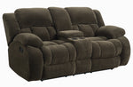 Weissman Chocolate Fleece Manual Recliner Loveseat