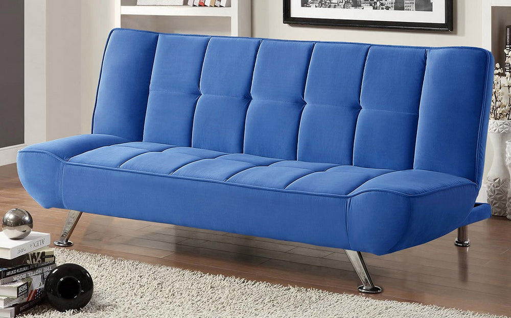 Marissa Blue Velvet Klik Klak Sofa Bed