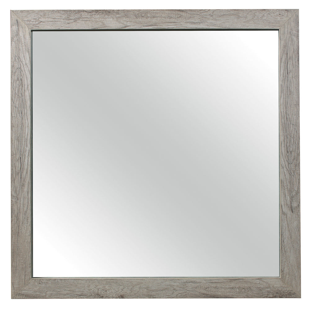 Mandan Gray Wood Frame Dresser Mirror