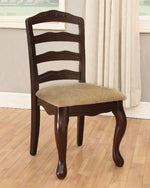 Townsville 2 Dark Walnut/Tan Side Chairs