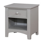 Omnus Gray Wood Nightstand