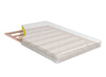 Daisy 6" White Fabric Full Bunkie Board