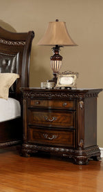 Cinzia Rich Cherry Wood Nightstand