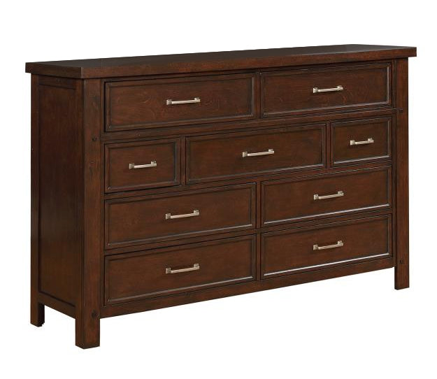 Barstow Pinot Noir Wood 9-Drawer Dresser