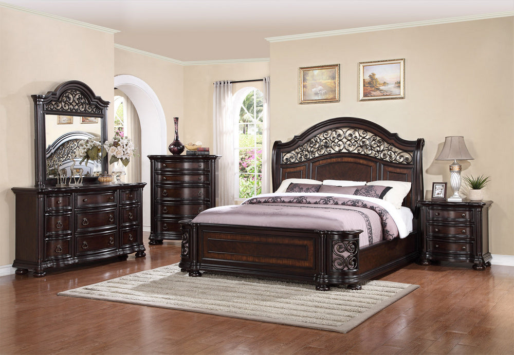 Allison 4-Pc King Bed Set (Oversized)