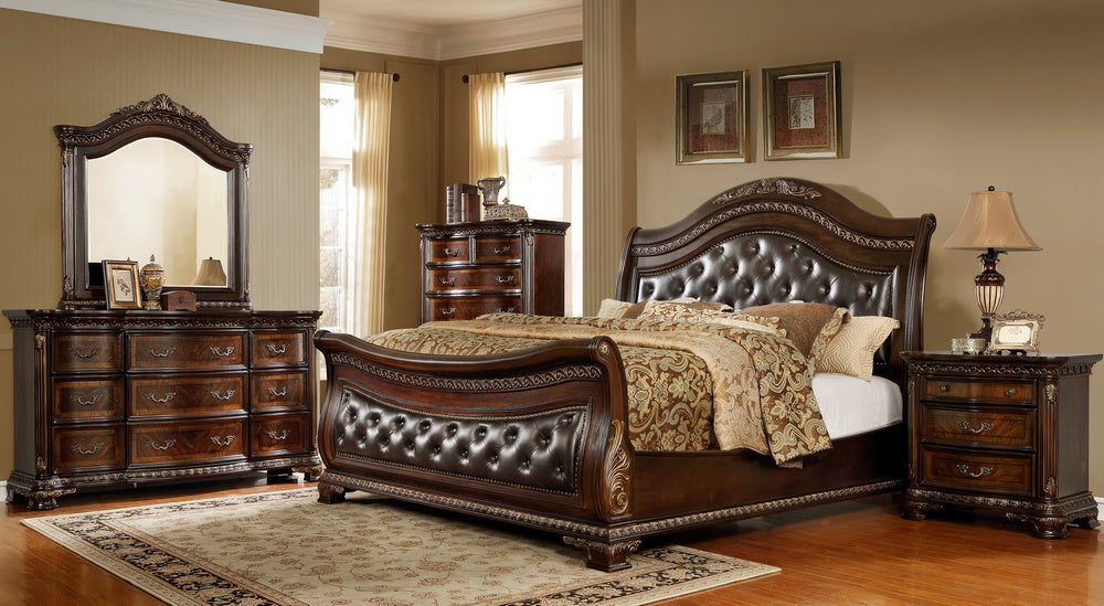 Cinzia 4-Pc Queen Bedroom Set (Oversized)