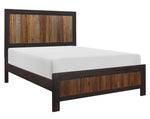 Cooper Multi-Tone Wire Brushed Finishes Wood Full Bed