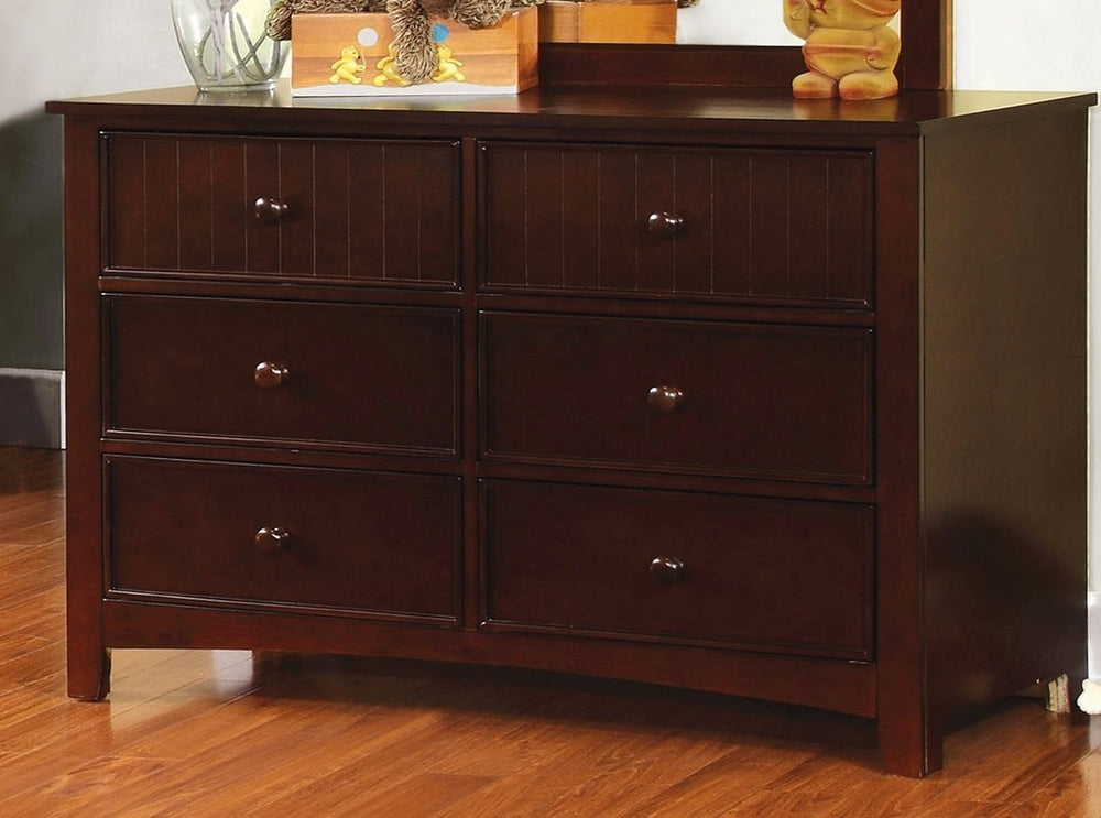 Omnus Dark Walnut Wood Dresser